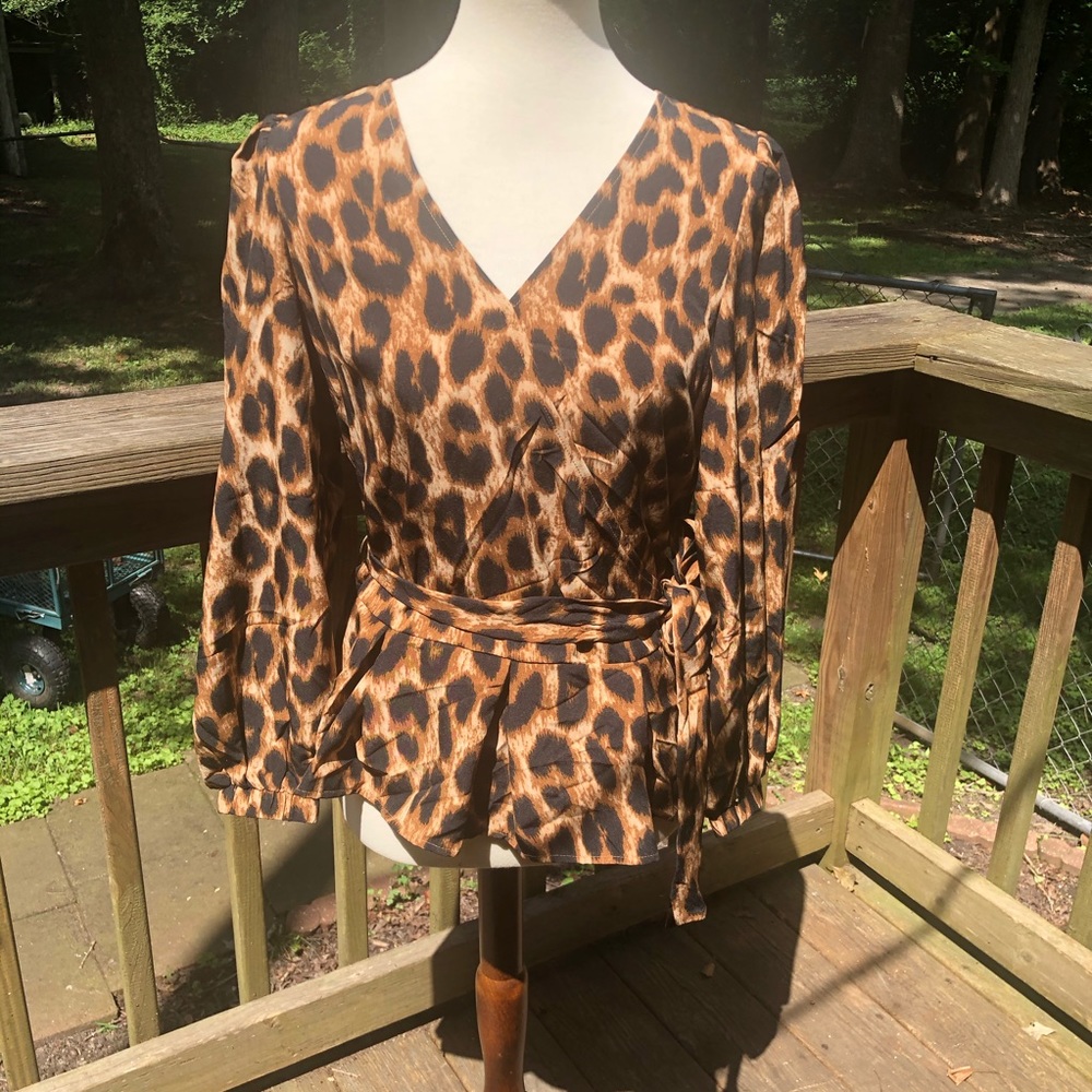 Animal print blouse - Picture 9 of 13